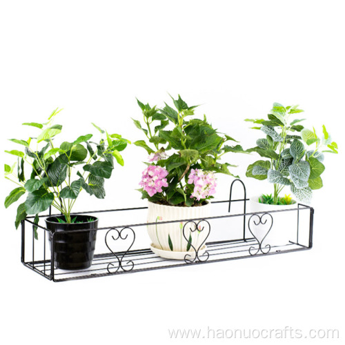 iron balcony railing flower stand